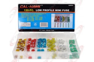 120PC Low Profile Assorted Color Coded Car Fuse Trucks SUV'S Auto Fuses